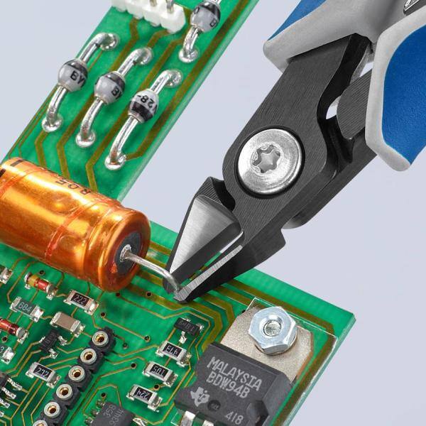 Pinzas diagonales de corte de precisión para electrónica de 5 pulgadas con corte ultraflush - 79 42 125 Z