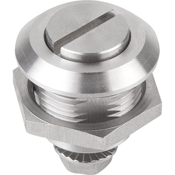 Kipp Quarter-Turn Lock, H=18, Stainless Steel 1.4305, Comp:Stainless Steel - K1106.20186