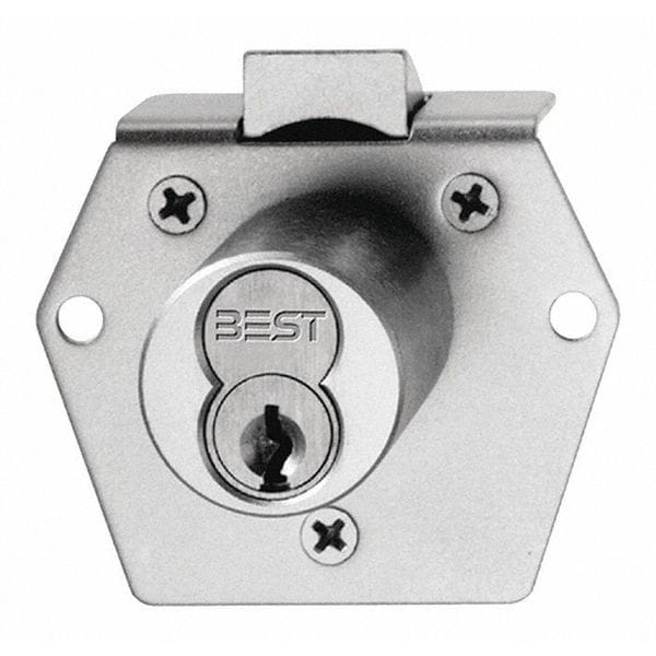 Best Latchbolt Cabinet Lock, Satin Chrome - 5L7RL2626A453