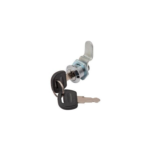 Global Equipment Replacement Lock Set with 2 Keys For The Drawer of   LCD Monitor Cabinets - WIT502R-KD-L+K-2