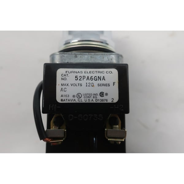 Furnas 52Pa6Gna Push To Test Luz piloto de 120V-CA - 52PA6GNA