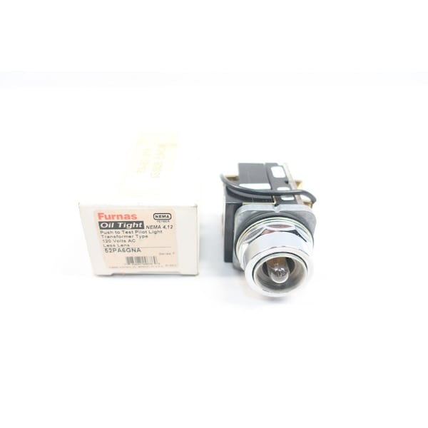 Furnas 52Pa6Gna Push To Test Luz piloto de 120V-CA - 52PA6GNA