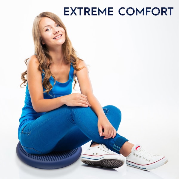 Bouncybands Big Wiggle Seat Sensory Cushion, Blue - WS33BU