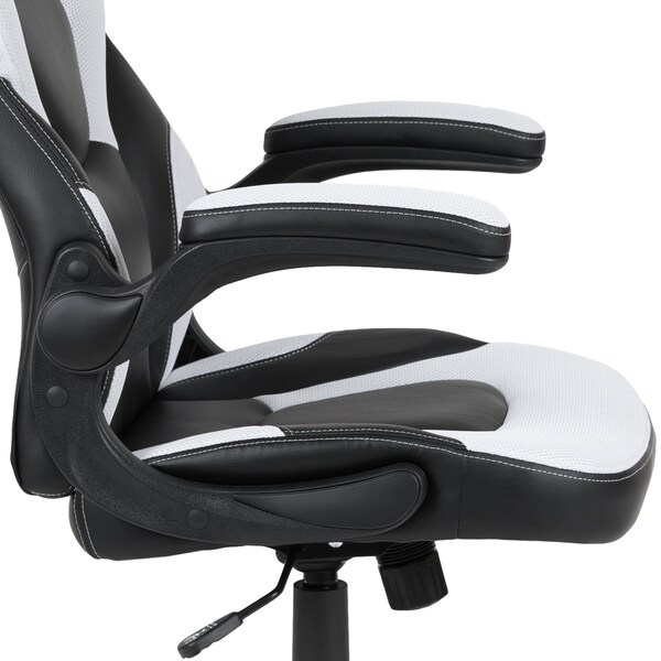 Flash Furniture Black Gaming Desk and Chair Set - BLN-X10RSG1031-WH-GG