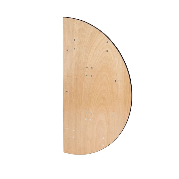 Atlas Commercial Products Titan Series Wood Folding Table, 48 1/2 Round - WFT5-48HALF