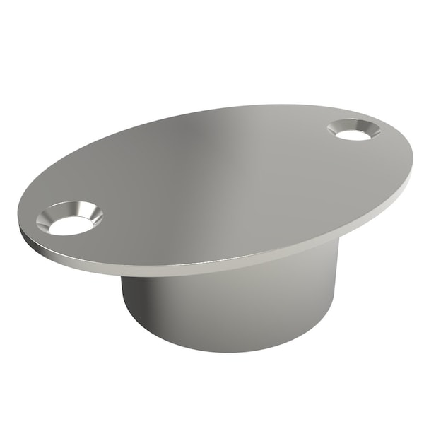 Southco Magnetic Catch, Fixed Flush Style, Polished Stainless Steel - M5-7N-61-8