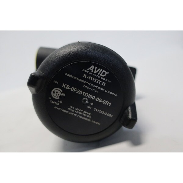 Monitor de posición de interruptor KSwitch Avid 125250VAC Indicador de posición de válvula - KS-0F201DI00-00-0R1
