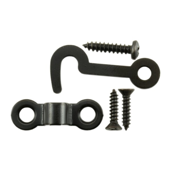 Midwest Fastener 3/4" x 1-7/8" Bronze Hooks & Staples 10PK - 37223