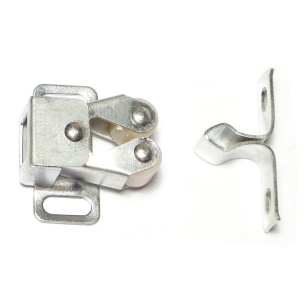 Midwest Fastener 1/2" x 1-1/4" Zinc Plated Steel Double Roller Catches 4PK - 75743