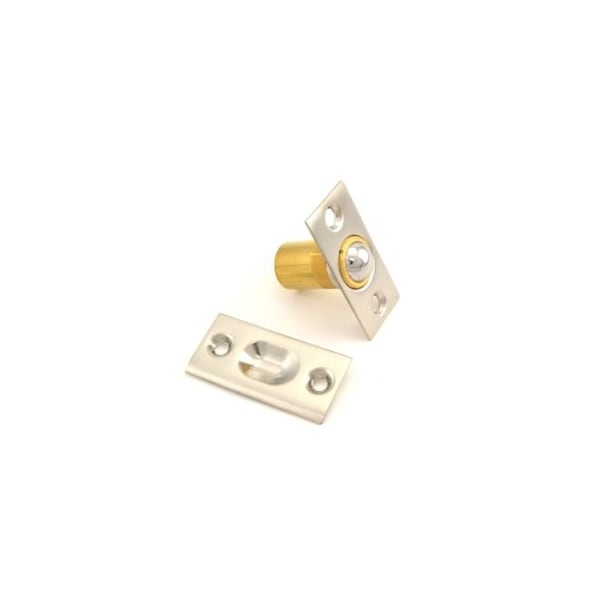 Baldwin Estate Lifetime Satin Nickel Door Catches - 0425.056