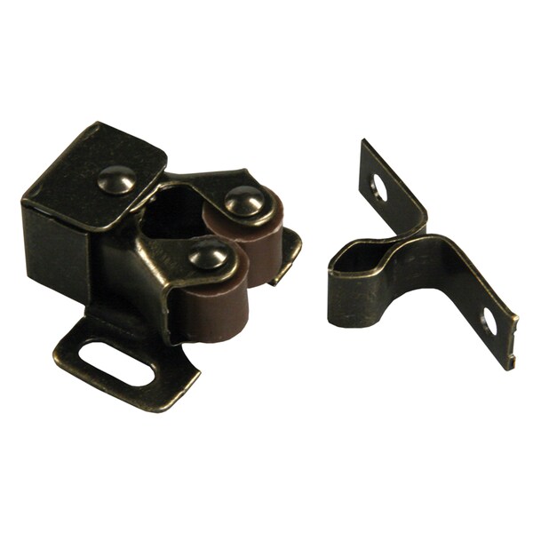 Jr Products JR Products 70235 Double Roller Cabinet Catch with Prong - 70235