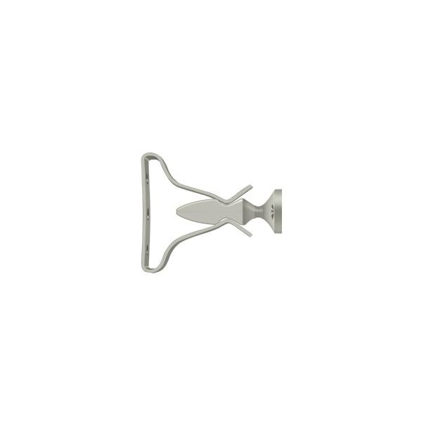 Deltana Shutter Door Holder, 2-3/4" Satin Nickel - SDH193U15