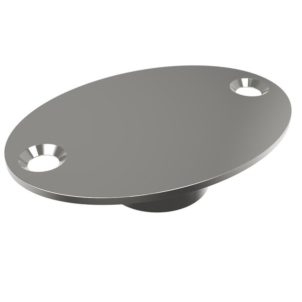 Southco Magnetic Catch, Fixed Flush Style, Polished Stainless Steel - M5-7P-41-8