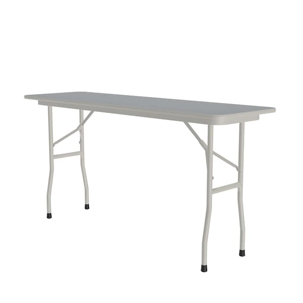 Correll Rectangle Commerical Folding Utility Table, 18" W, 96" L, 29" H, High Pressure Laminate Top - CF1896PX-15