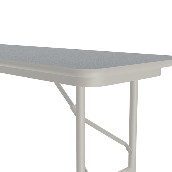 Correll Rectangle Commerical Folding Utility Table, 18" W, 96" L, 29" H, High Pressure Laminate Top - CF1896PX-15