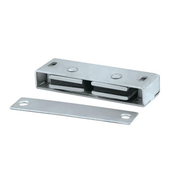 Patioplus 3.12 x 1 x 0.56 in. Magnetic Catch, Satin Chrome, Steel - PA569662