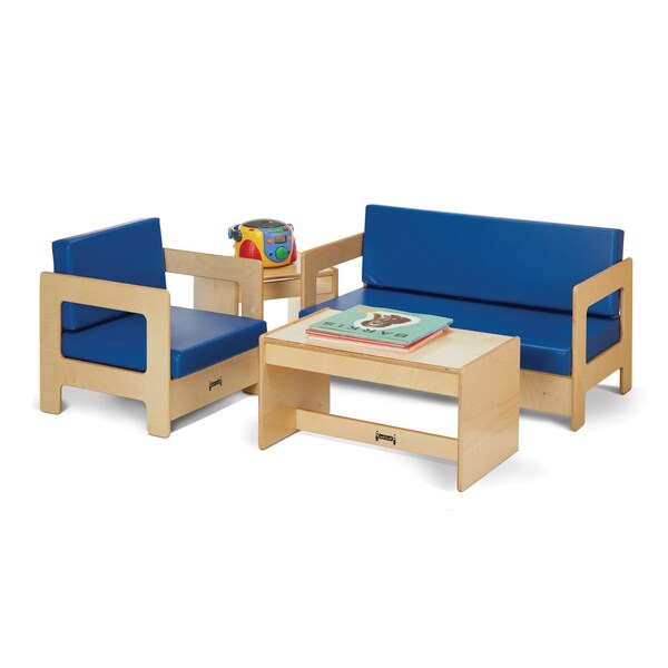 Jonti-Craft Living Room 4 Piece Set, Blue - 0381JC