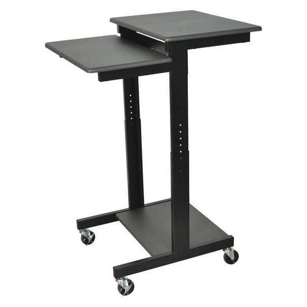 Luxor Computer Workstation, (3)Shelf, Adj Height - PS3945