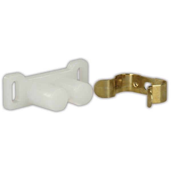 Jr Products JR Products 70205 Barrel Catch with Metal Clip - Pack of 6 - 70205