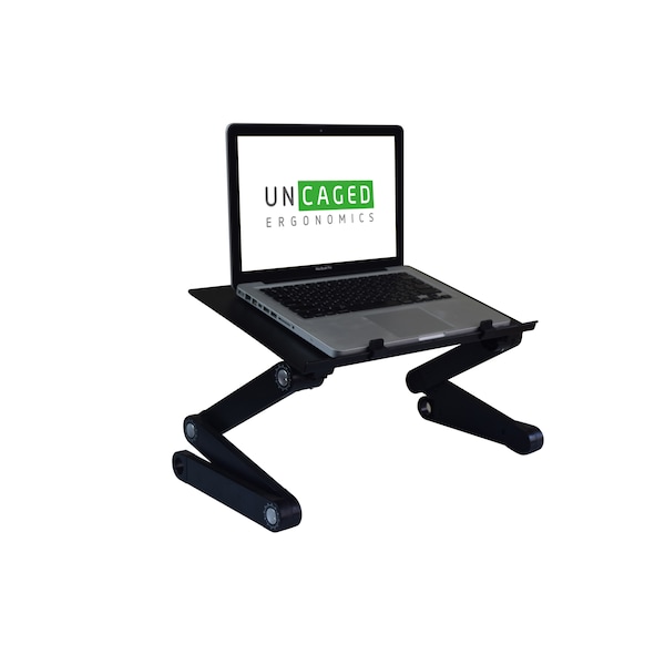 Uncaged Ergonomics Workez Professional Ergonomic Laptop Stand Adjustable Lap Desk Bed - WEPB
