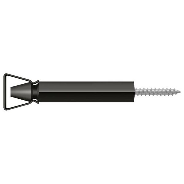 Deltana Shutter Door Holder, 3-1/4" Oil Rubbed Bronze - SDH103U10B