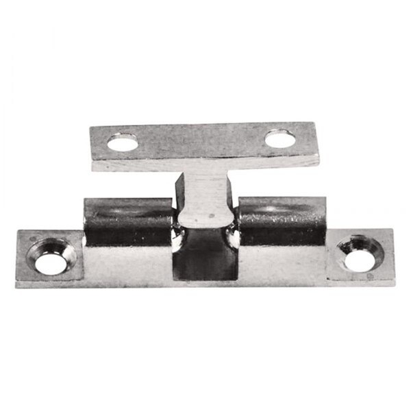 Powerhouse 2 in. Bead Cabinet Catch Set with Spring-Loaded Adjustable Ball Action, Brass - PO1865629