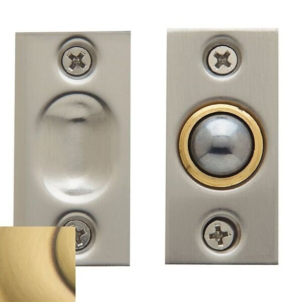 Baldwin Estate Satin Brass with Brown Door Catches - 0425.060