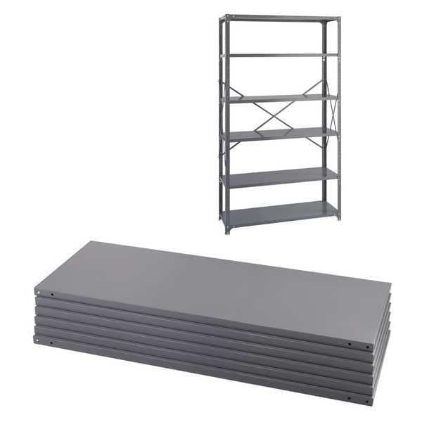Safco Industrial 6 Shelf Pack, 48X18 - 6253