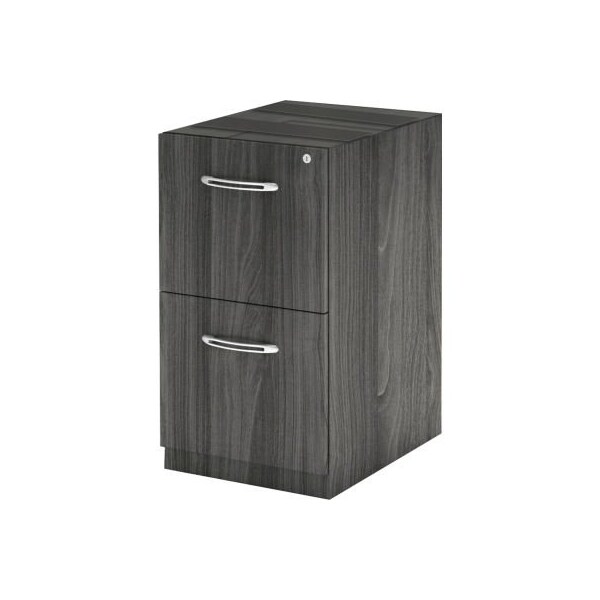 Safco Safco Aberdeen Desk FF Pedestal 15-1/4"W x 26-1/2"D x 27-1/2"H Gray Steel - AFF26LGS