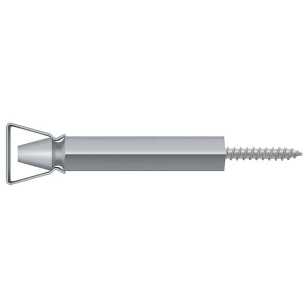 Deltana Shutter Door Holder, 3-1/4" Satin Chrome - SDH103U26D