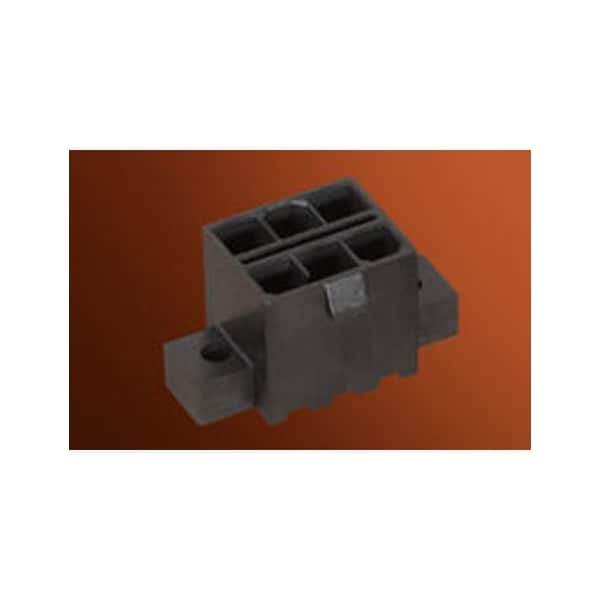 Conector de energía rectangular de Molex, 6 contactos, macho, terminal de soldadura, receptáculo - 15977062