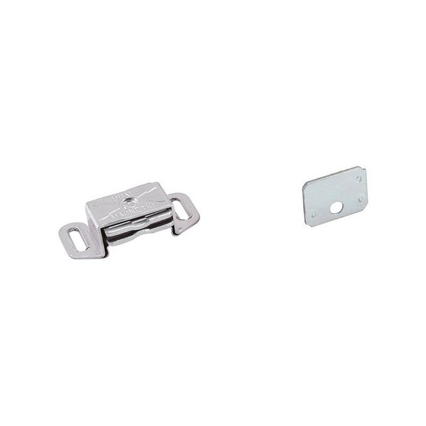 Amerock Amerock 1 in. W X 2-3/16 in. D Aluminum Single Magnetic Catch - BP9783AL