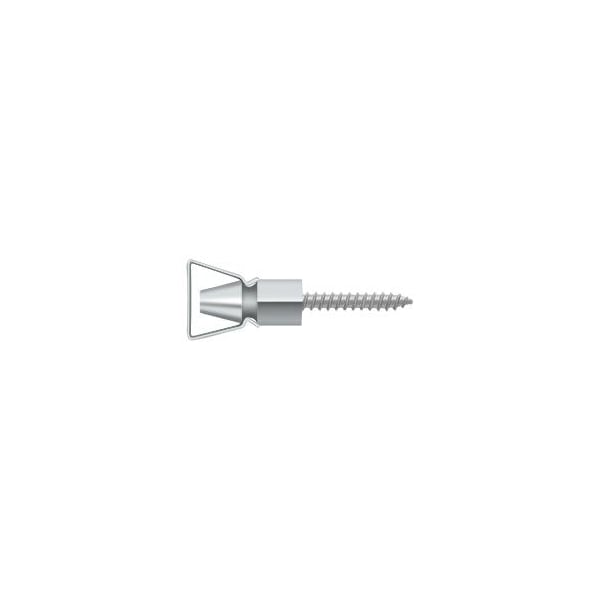 Deltana Shutter Door Holder, 1-1/4" Bright Chrome - SDH101U26