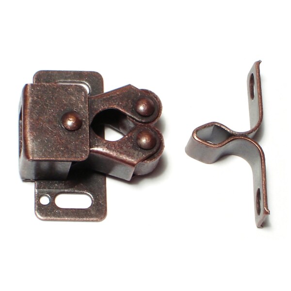 Midwest Fastener 1/2" x 1-1/4" Bronze Double Roller Catches 4PK - 75744
