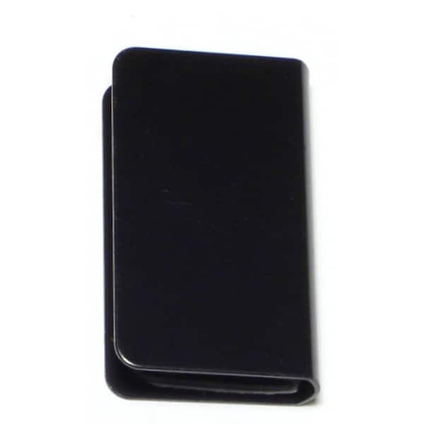 Midwest Fastener 3/4" x 1-1/2" Black Steel Strike Plates 6PK - 66321