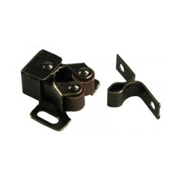 Jr Products DOUBLE ROLLER CABINET CATCH W/CLIP - 70225