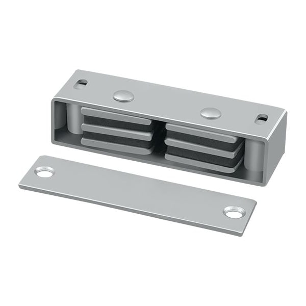 Deltana Magnetic Catch 3-1/8" X 1" X 3/4" Satin Chrome - MC327