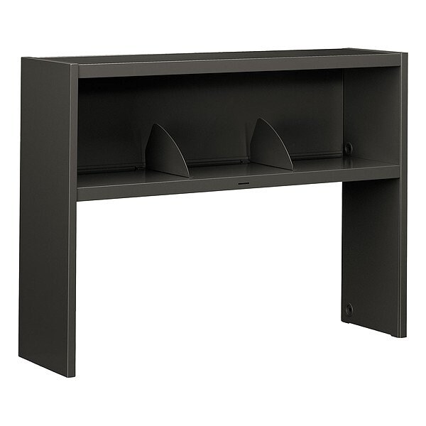 Hon Desk Hutch, 34 3/4 in H, 48 in W X Laminate, Black - H386548N.S