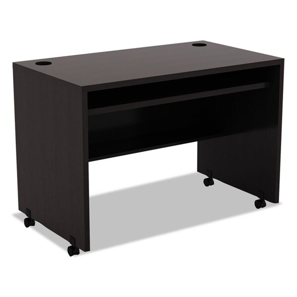 Alera Technologies ALE 42 x 24 in. Valencia Series Mobile Workstation Desk - Espresso - VA204224ES