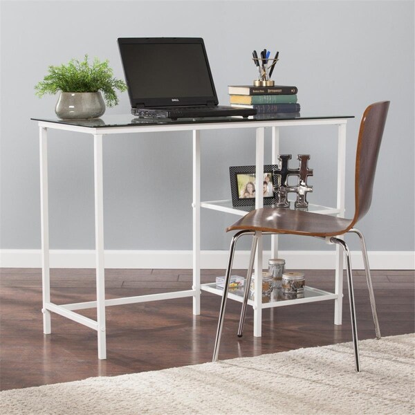 Gfancy Fixtures Metal & Glass Student Desk - GF3664111