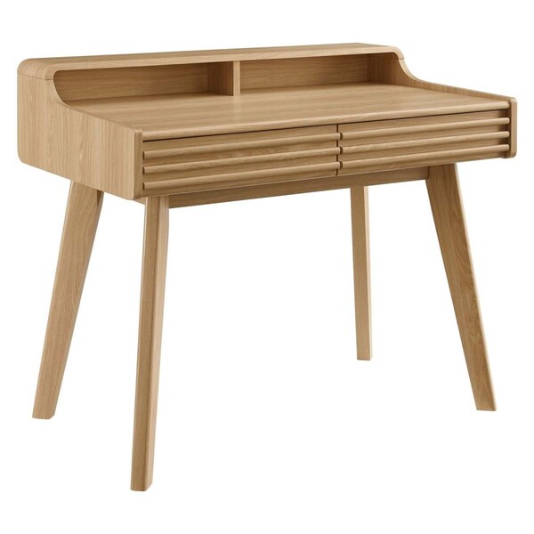 Modway Furniture 39.5 in. Render Writing Desk, Oak - EEI-3342-OAK