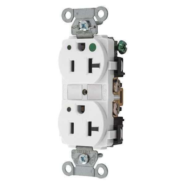 Receptáculo Zoro Select, 20 amperios, 125V CA, montaje empotrado, toma de corriente estándar, 5-20R, blanco - 8300HBWL