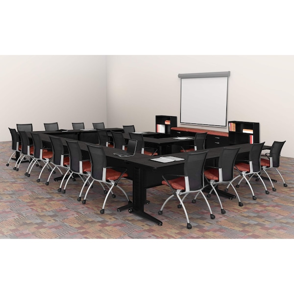 Regency Fusion Modesty Panels, 16 D X 0.5 H, 81 W X Metal, Black - MMP8416BK