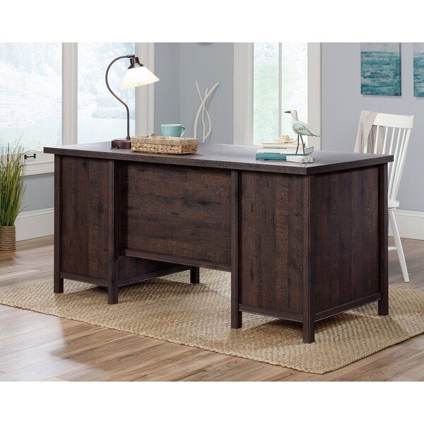 Sauder Executive Desk, 29.53 in D X 30 in H, 65.12 in W X Engineered wood - 422976