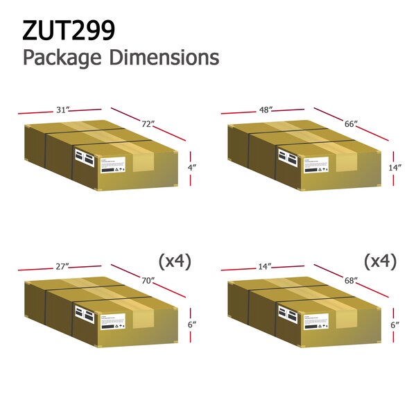 Linea Italia Reception Desk 11.1 ft D X 46 in H, 11.8 ft W X Thermofused Laminate, Mocha - ZUT299
