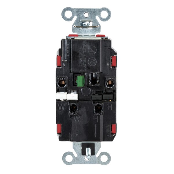 Contacto Hubbell, 1/2 hp, 125V CA, NEMA 5-15R - 5262STR