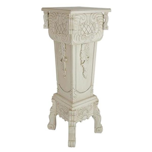 Wayborn Wayborn 5725W White Victorian Style Pedestal Desk; 38 x 14 x 14 in. - 5725W
