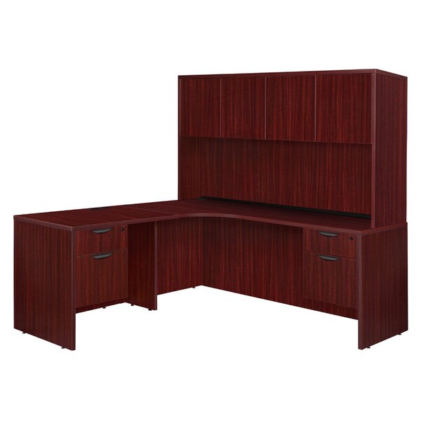 Regency Legacy Corner Credenzas, 59 D X 65 H, 71 W X Wood, Mahogany - LLDCL7124HMH