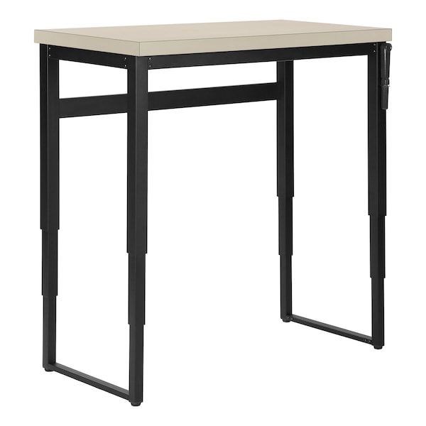 Monarch Specialties Computer Desk, Home Office, Standing, Adjustable, 48"L, Work, Laptop, Metal, Laminate, Beige, Black - I 7679