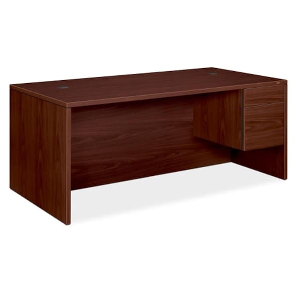 The Hon Co HON10585RNN Right Pedestal Desk  72 in. W x 36 in. D x 29.5 in. H  MY - H10585R.NN